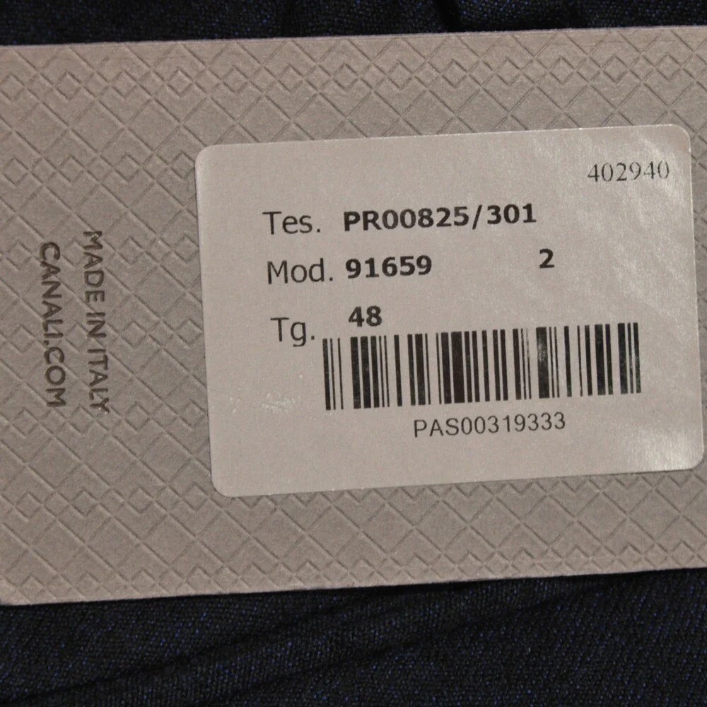 Canali NWT Dress Pants Size 48 (US 32) Jogger Fit Impeccabile in Blue 100% Wool